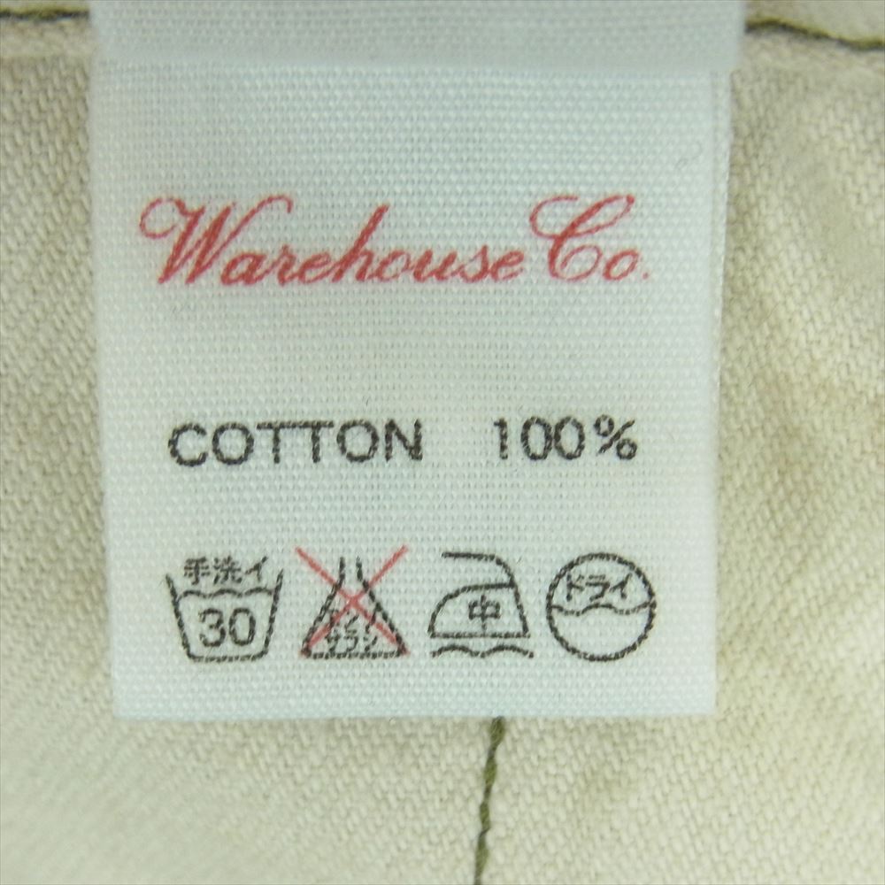 WAREHOUSE ウエアハウス Lot 1082 CHINOES チノ パンツ コットン 日本製 グリーン系 33【中古】