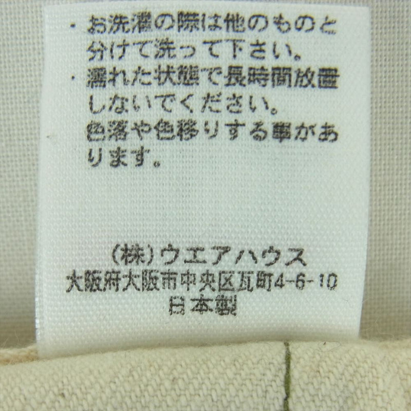 WAREHOUSE ウエアハウス Lot 1082 CHINOES チノ パンツ コットン 日本製 グリーン系 33【中古】