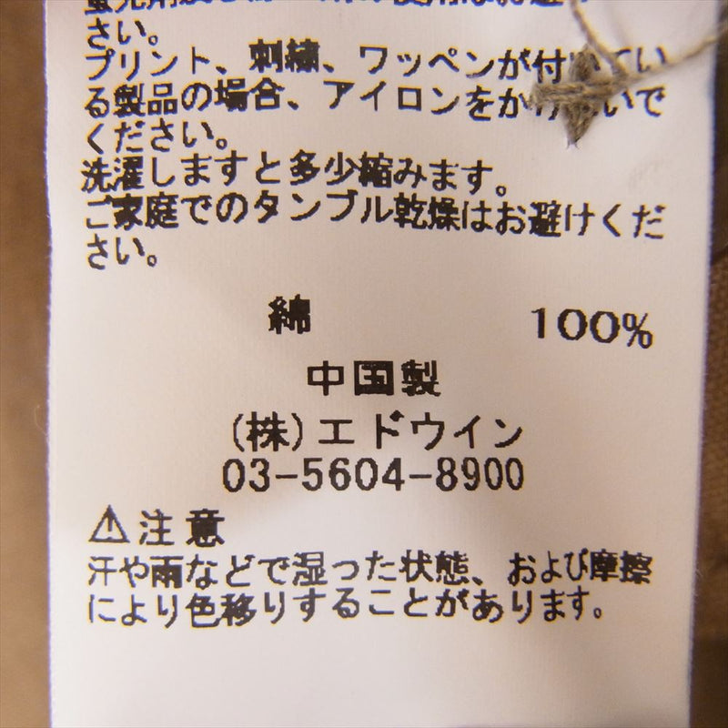アルファ インダストリーズ TS5049 半袖 ワッペン シャツ カーキ系 4L【中古】