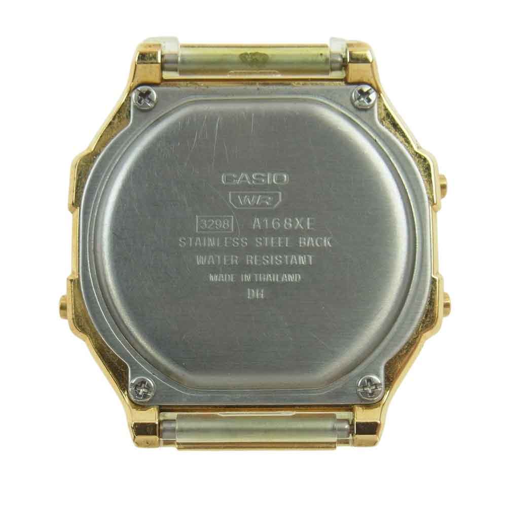CASIO カシオ A168XESG-9AJF スケルトン 樹脂バンド デジタル 時計【中古】