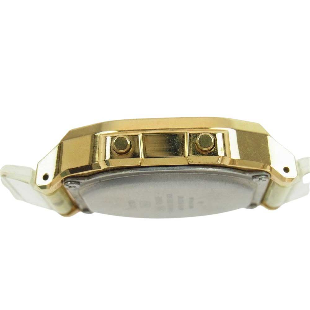 CASIO カシオ A168XESG-9AJF スケルトン 樹脂バンド デジタル 時計【中古】