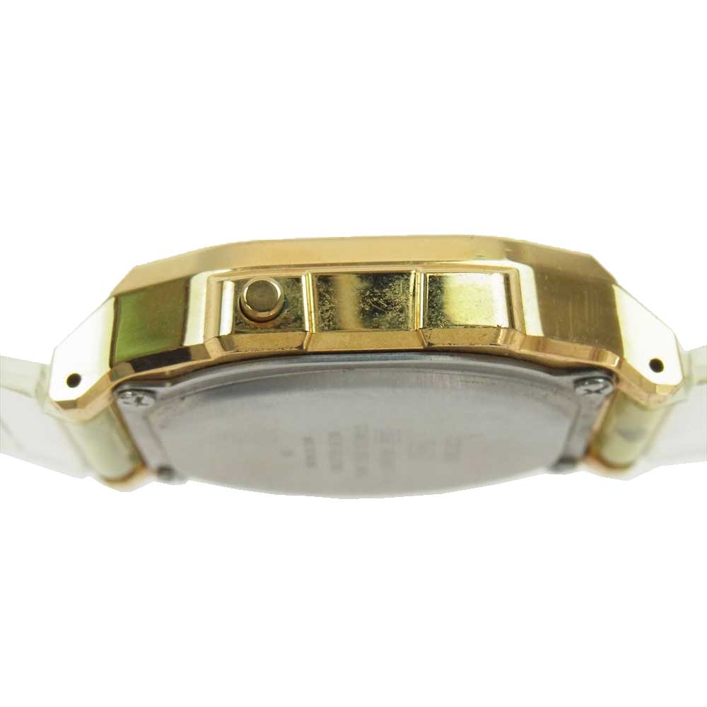 CASIO カシオ A168XESG-9AJF スケルトン 樹脂バンド デジタル 時計【中古】