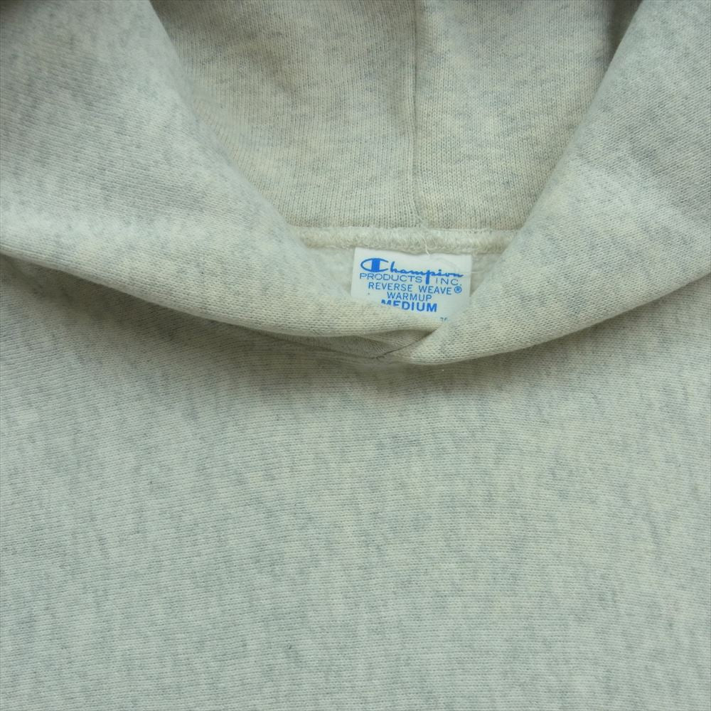 Champion チャンピオン C3-W102 リバースウィーブ パーカー スウェット ライトグレー系 M【中古】