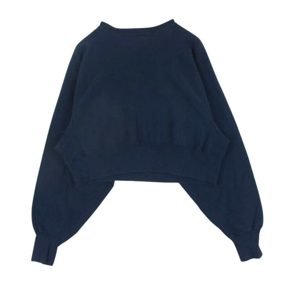 Champion チャンピオン 90s 刺繍タグ LOYOLA SHINZONE シンゾーンリメイク リバースウィーブ ロゴ スウェット ダークネイビー系 XL【中古】