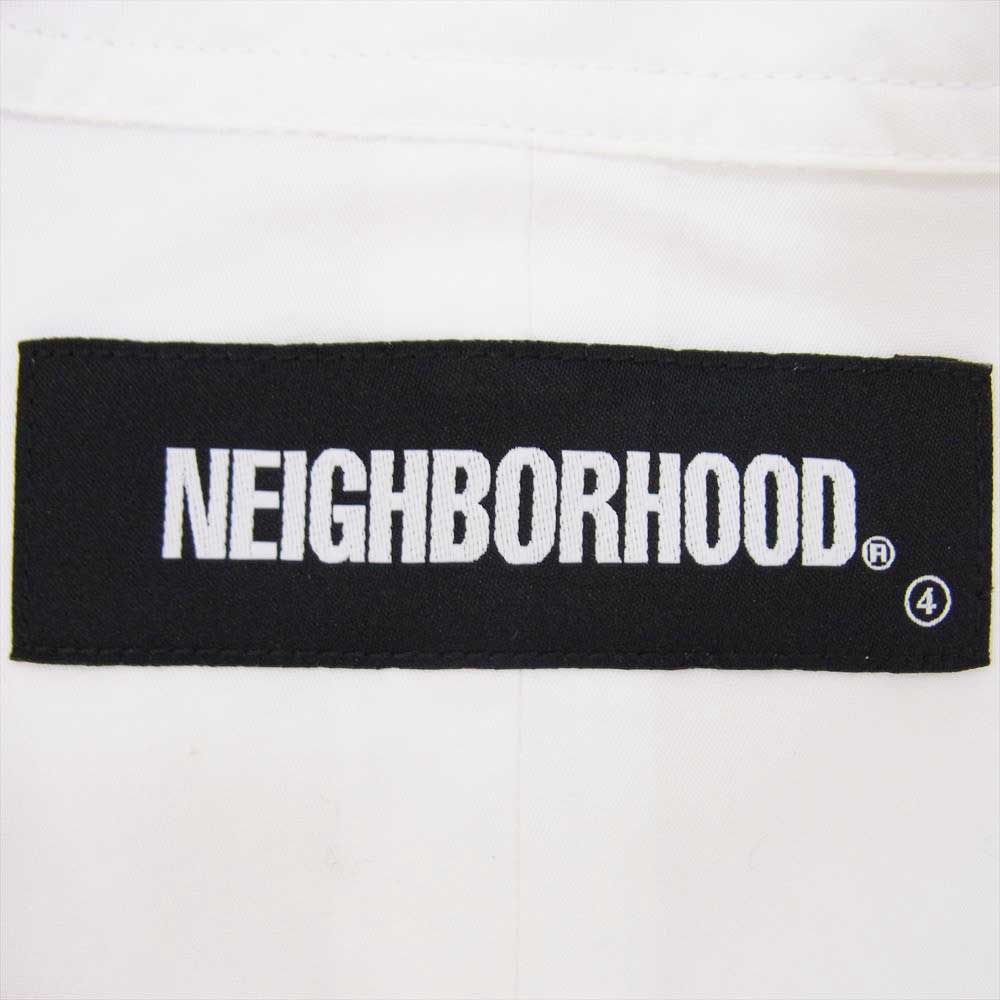 NEIGHBORHOOD ネイバーフッド 22SS 221SPNH-SHM01 TRAD C SHIRT トラディショナル 長袖 シャツ ホワイト系 L【中古】