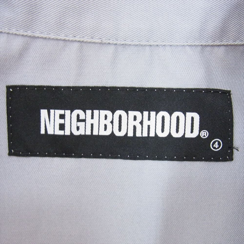 NEIGHBORHOOD ネイバーフッド 22SS 221TSNH-SHM01  CLASSIC WORK EC SHIRT クラシック ワーク 長袖 シャツ グレー系 L【中古】