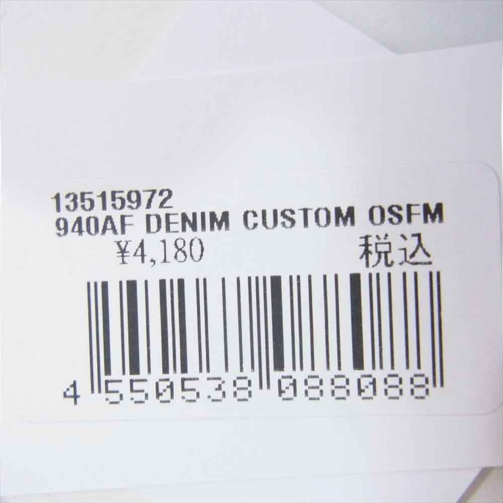 NEW ERA ニューエラ 13515972 9FORTY A-Frame Denim Custom NEW ERA NEW YORK ウォッシュドデニム キャップ インディゴブルー系【極上美品】【中古】