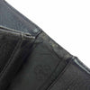 CHROME HEARTS クロムハーツ（原本無） WAVE CROSS BALL ウェーブ クロスボールボタン レザー ウォレット 長財布 ブラック系【中古】