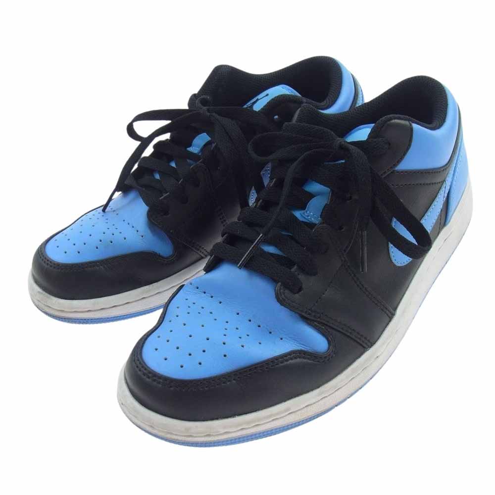 NIKE ナイキ 553558-041 Air Jordan 1 Low University Blue エアジョーダン1 ロー ユニバーシティブルー ブルー系 ブラック系 26cm【中古】