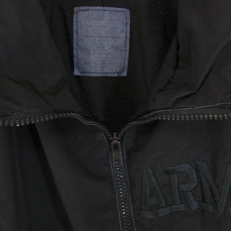 U.S.ARMY IPFU DEEP BLACK染め トレーニング ジャケット ブラック系 サイズ表記無【中古】