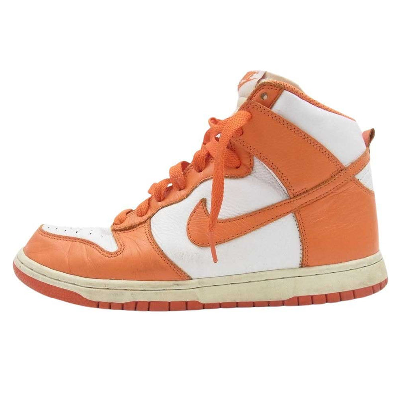 NIKE ナイキ 850477-101 Dunk High Retro Syracuse ダンク ハイ レトロ シラキュース ハイカット スニーカー オレンジ系 26.5cm【中古】