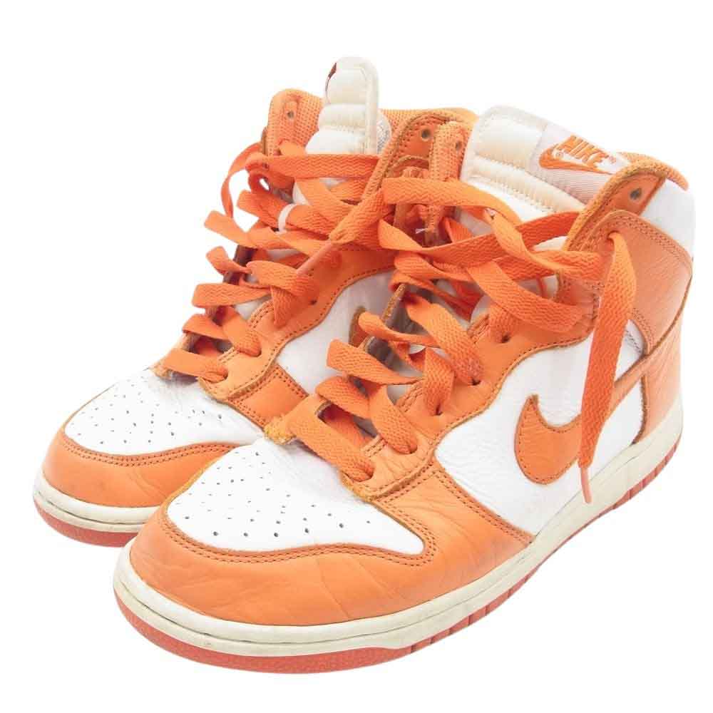 NIKE ナイキ 850477-101 Dunk High Retro Syracuse ダンク ハイ レトロ シラキュース ハイカット スニーカー オレンジ系 26.5cm【中古】