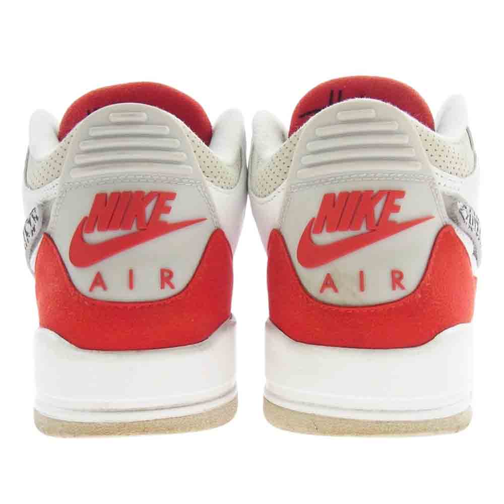 NIKE ナイキ CJ0939-100 Air Jordan 3 Retro Tinker White University Red AJ3 エアジョーダン3 レトロ ティンカー ホワイト ユニバーシティ レッド スニーカー レッド系 ホワイト系 26cm【中古】