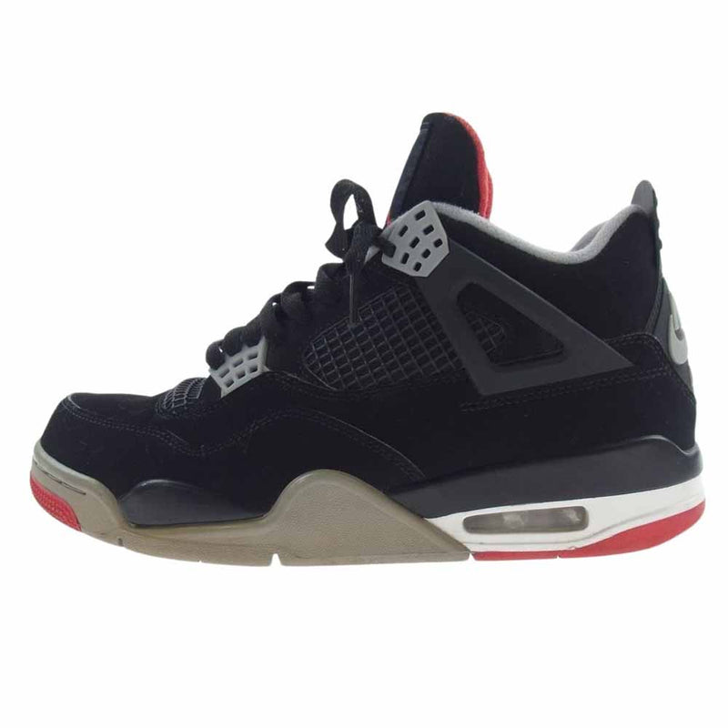 NIKE ナイキ 308497-060 Air Jordan 4 Retro Bred 2019 AJ4 エアジョーダン4 レトロ ブレッド スニーカー ブラック系 26.5cm【中古】