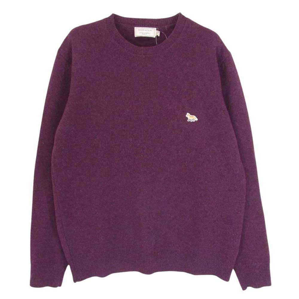 MAISON KITSUNE メゾンキツネ KMM-1481-B ニット セーター パープル系 M【中古】