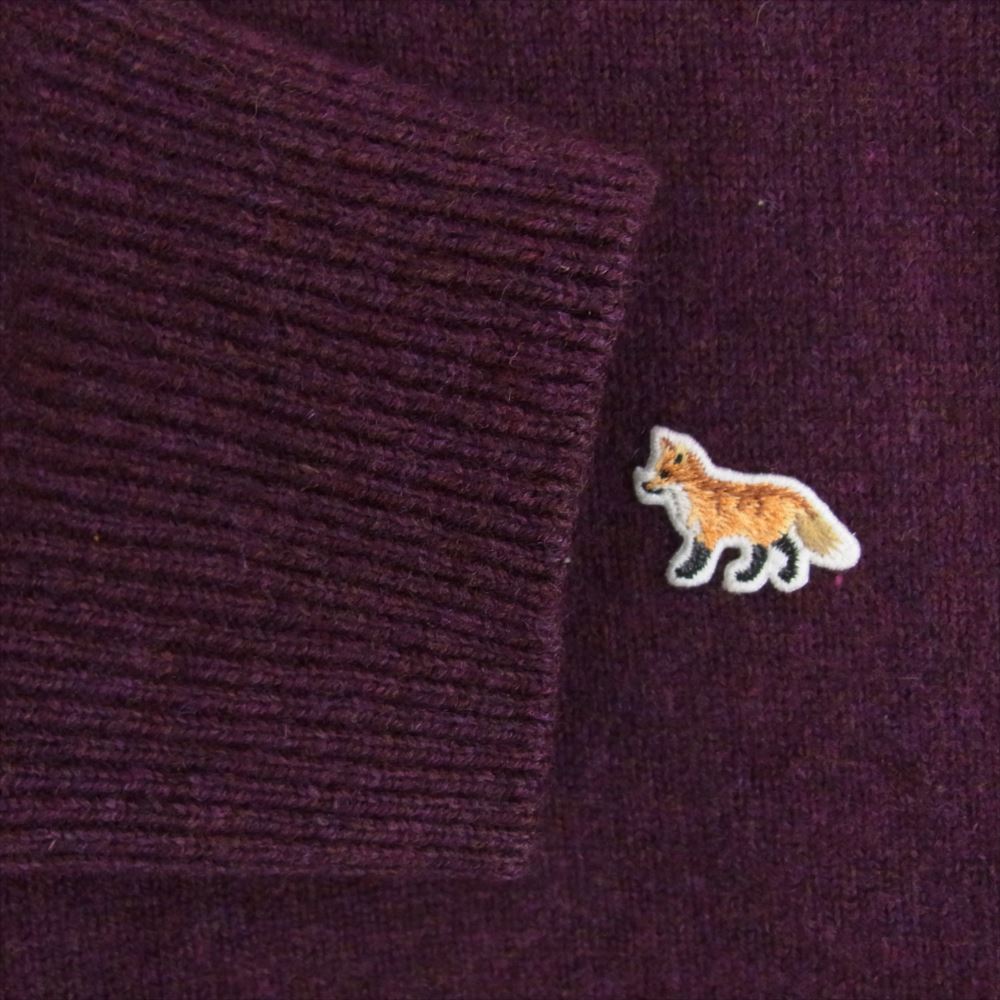 MAISON KITSUNE メゾンキツネ KMM-1481-B ニット セーター パープル系 M【中古】