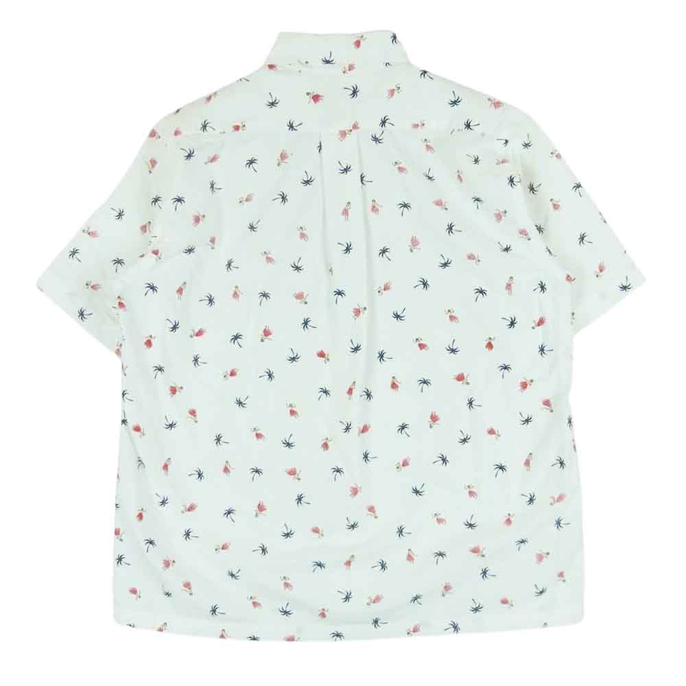 SUN SURF サンサーフ SS34973 OXFORD B.D. SHIRT HULA DANCER 東洋 オックスフォード ボタンダウン フラダンス シャツ ホワイト系 S【中古】