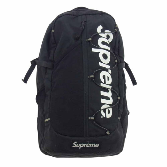 Supreme シュプリーム 17SS CORDURA RIPSTOP NYLON BACKPACK コーデュラ リップストップ ナイロン バックパック リュック ブラック系【中古】