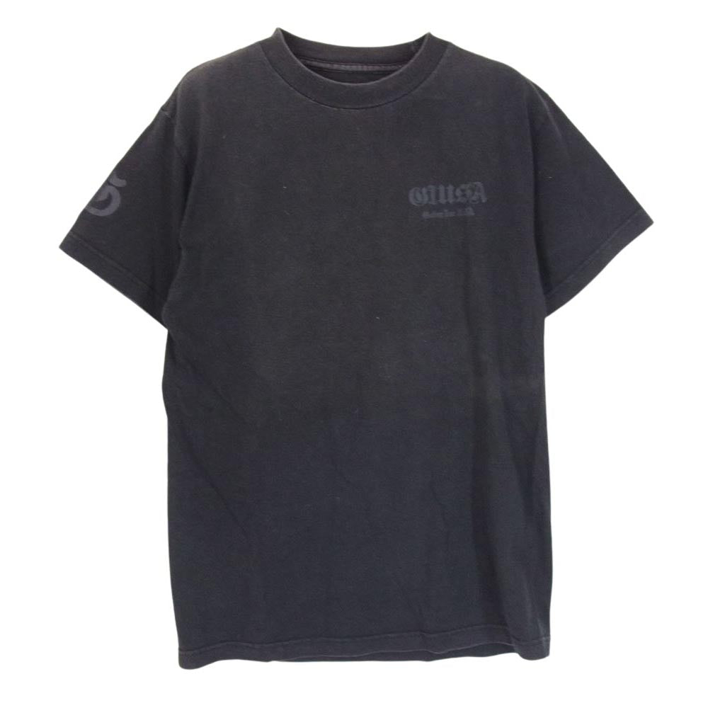 GABOR ガボール Gabor Inc USA スネーク バック ロゴ 半袖 Tシャツ ブラック系 S【中古】