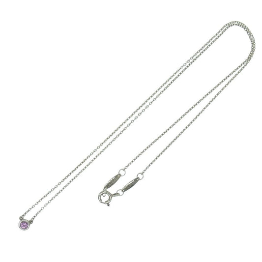 TIFFANY&Co. ティファニー エルサ ペレッティ バイ ザ ヤード ピンク サファイヤ ペンダント SILVER 925 シルバー系 ピンク系【中古】