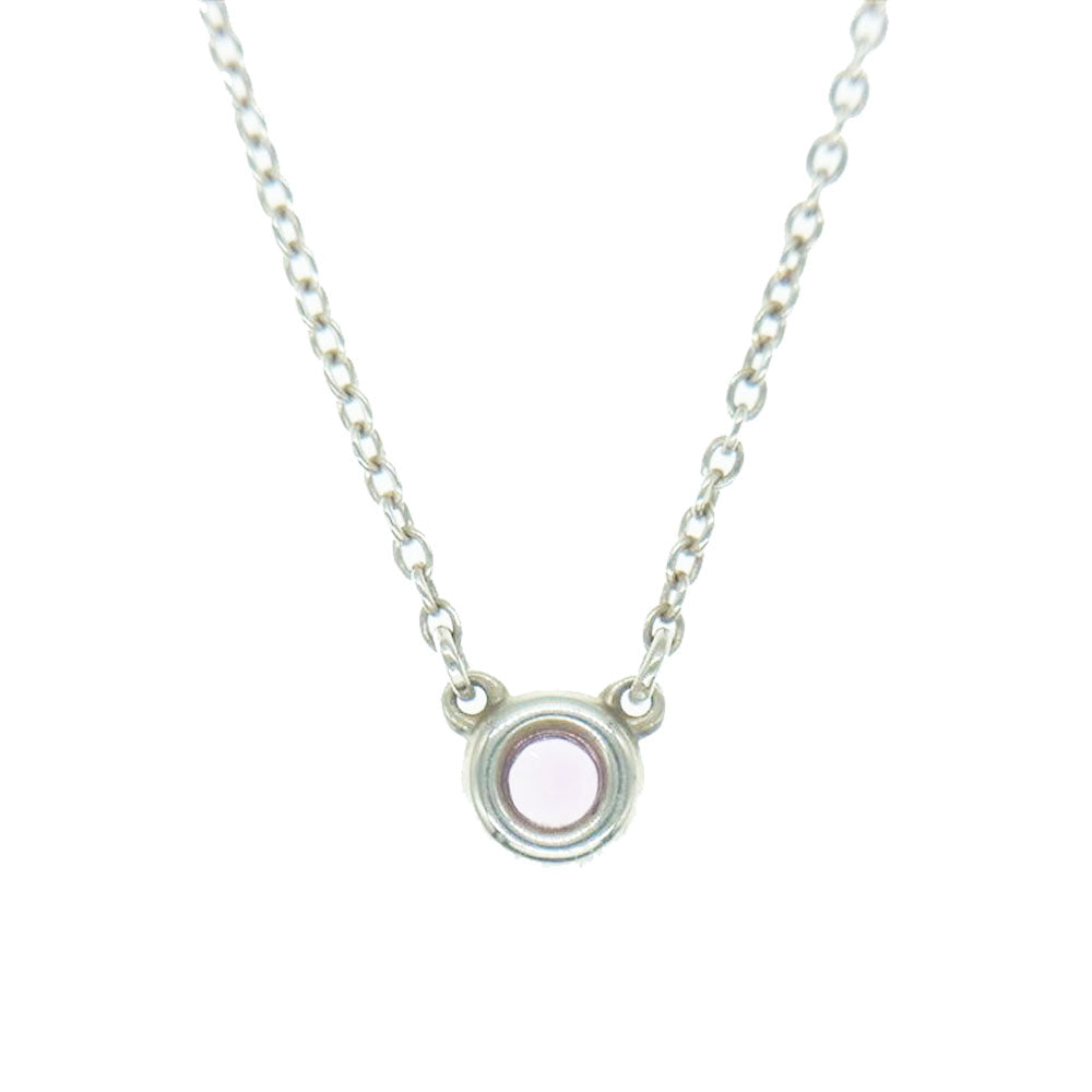 TIFFANY&Co. ティファニー エルサ ペレッティ バイ ザ ヤード ピンク サファイヤ ペンダント SILVER 925 シルバー系 ピンク系【中古】