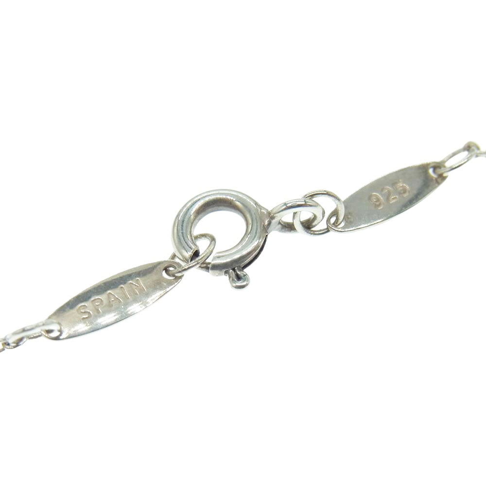 TIFFANY&Co. ティファニー エルサ ペレッティ バイ ザ ヤード ピンク サファイヤ ペンダント SILVER 925 シルバー系 ピンク系【中古】