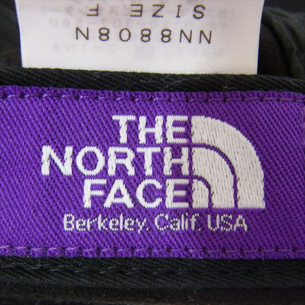 THE NORTH FACE ノースフェイス PURPLE LABEL パープル レーベル Suede Cap ジェットキャップ マイクロ スエード  ブラック系 F【中古】