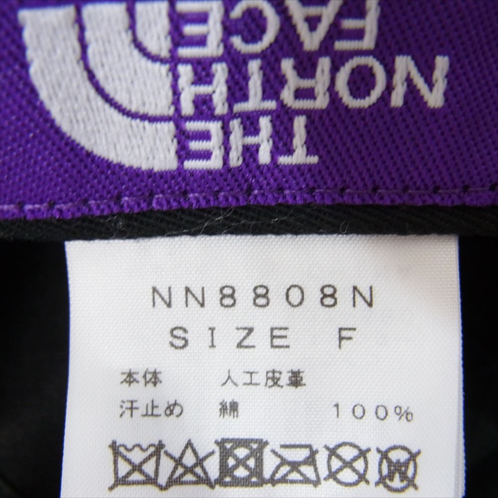 THE NORTH FACE ノースフェイス PURPLE LABEL パープル レーベル Suede Cap ジェットキャップ マイクロ スエード  ブラック系 F【中古】