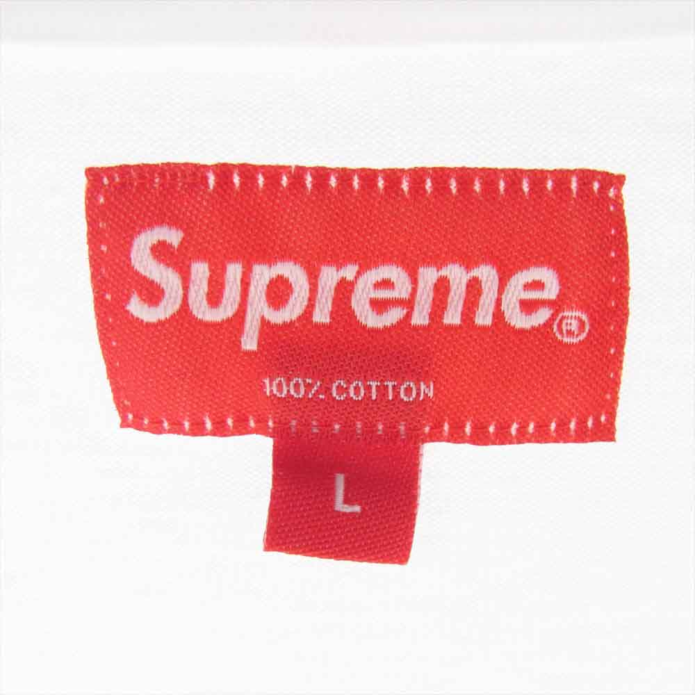 Supreme シュプリーム 22SS Typewriter S/S Top タイプライター ボックスロゴ 半袖 Tシャツ ホワイト系 L【極上美品】【中古】