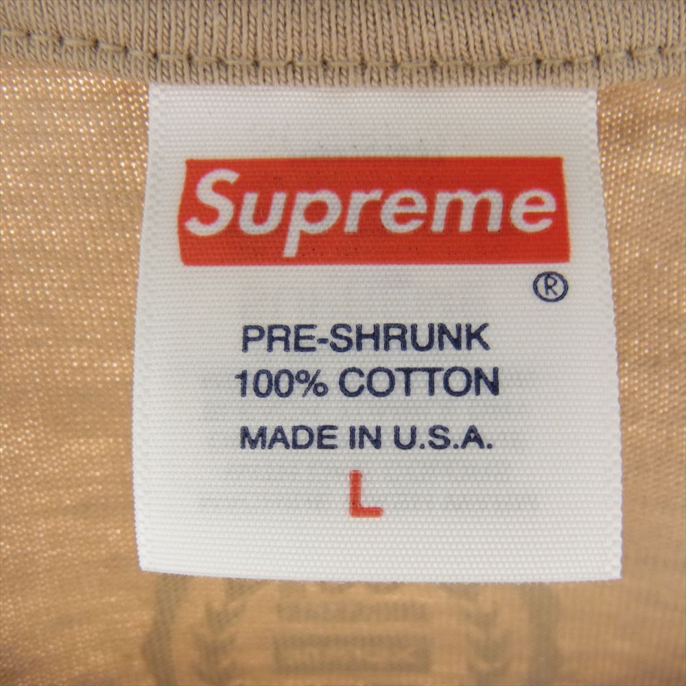 Supreme シュプリーム 24SS 30th Anniversary First Tee 30周年 ファースト 半袖 Tシャツ ブラウン系 L【新古品】【未使用】【中古】