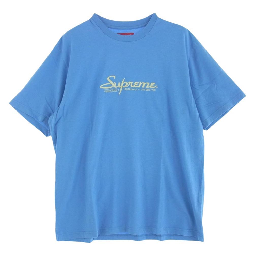 Supreme シュプリーム 24SS Contact S/S Top コンタクト ロゴ 半袖 Tシャツ ブルー系 L【新古品】【未使用】【中古】