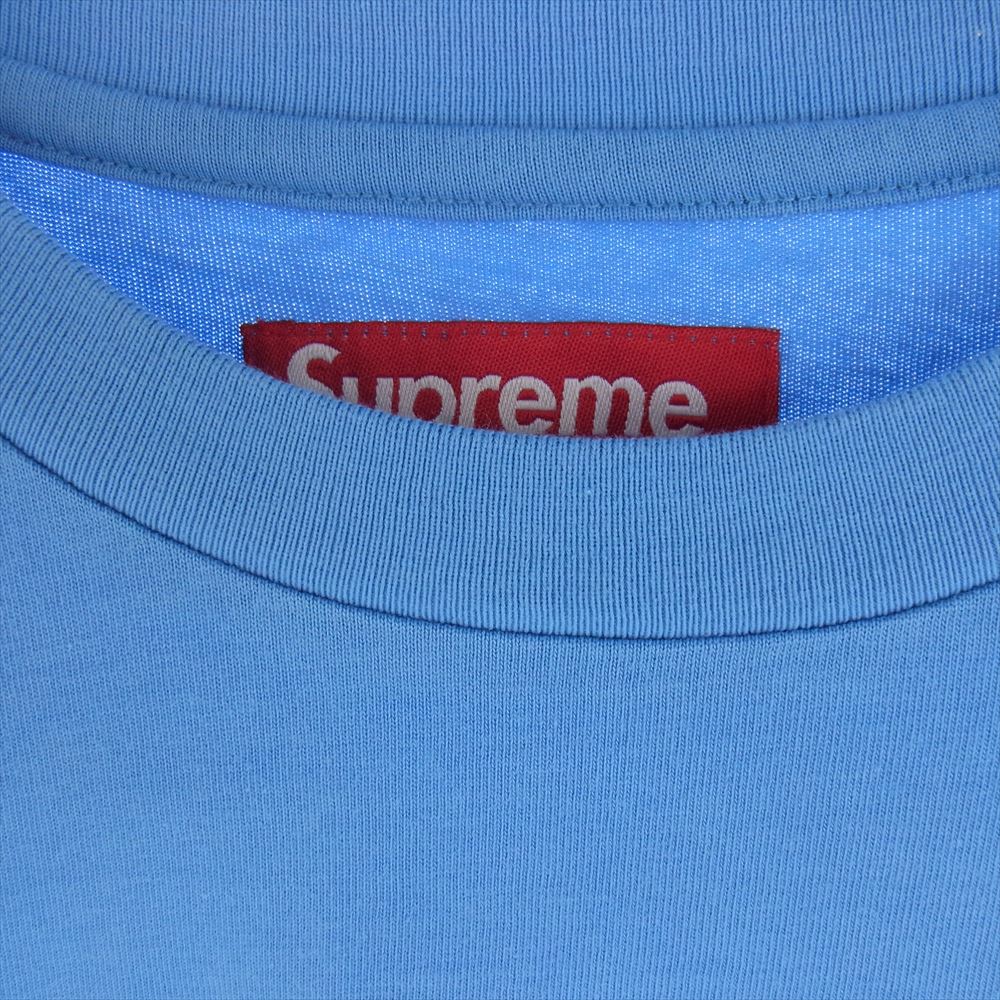 Supreme シュプリーム 24SS Contact S/S Top コンタクト ロゴ 半袖 Tシャツ ブルー系 L【新古品】【未使用】【中古】