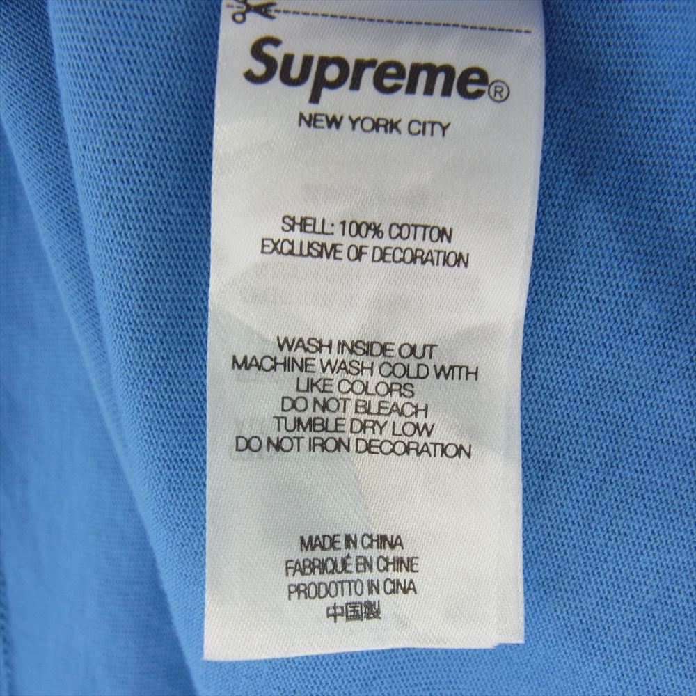 Supreme シュプリーム 24SS Contact S/S Top コンタクト ロゴ 半袖 Tシャツ ブルー系 L【新古品】【未使用】【中古】