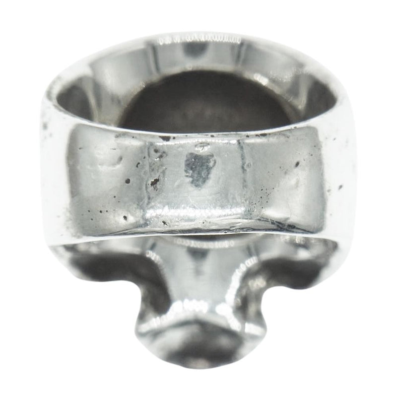 CRAZY PIG クレイジーピッグ EVIL SKULL RING SMALL イーヴル エビル スカル リング スモール シルバー系 13号【中古】