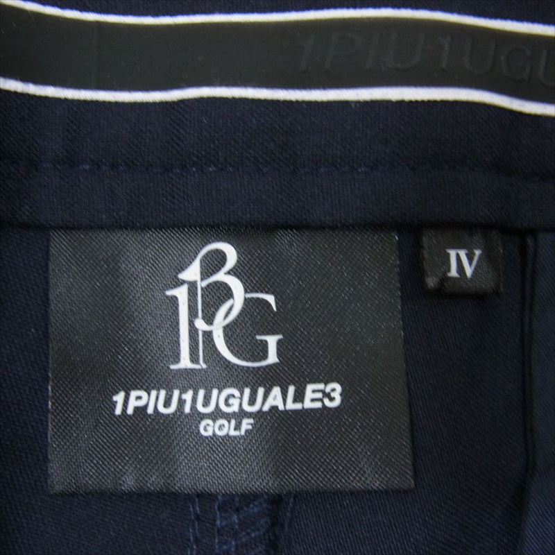 1piu1uguale3 ウノピュウノウグァーレトレ GRP066 PRY088 GOLF ゴルフ 113 PLAYERS SHORTS TOGA LIMITED MODEL プレイヤーズ ショーツ ハーフパンツ ネイビー系 IV【中古】