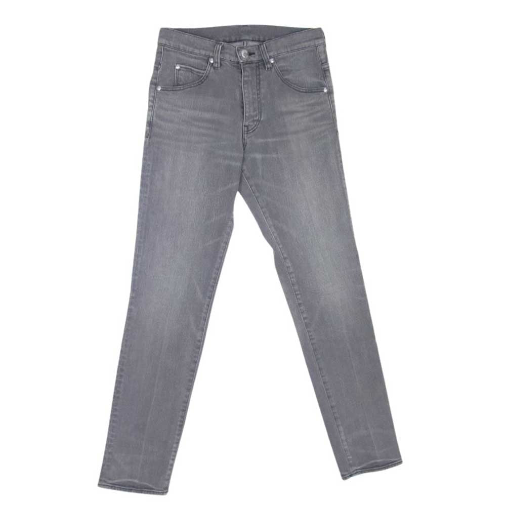 1piu1uguale3 ウノピュウノウグァーレトレ MRP548 CTU233 WASH CP TAPERED センタープレス ウォッシュ加工 デニム パンツ ブラック系 III【中古】