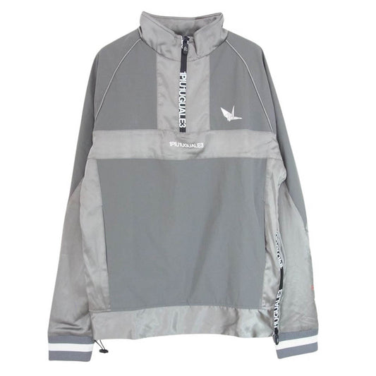 1piu1uguale3 ウノピュウノウグァーレトレ GDB006 POE414 GOLF ゴルフ 113 ADP GOLF PLAYERS WIND BREAKER ウインドブレーカー プルオーバー グレー系 IV【中古】