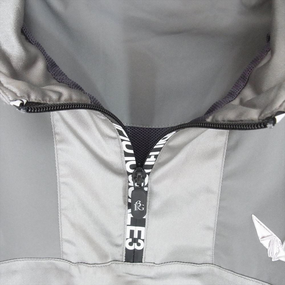 1piu1uguale3 ウノピュウノウグァーレトレ GDB006 POE414 GOLF ゴルフ 113 ADP GOLF PLAYERS WIND BREAKER ウインドブレーカー プルオーバー グレー系 IV【中古】