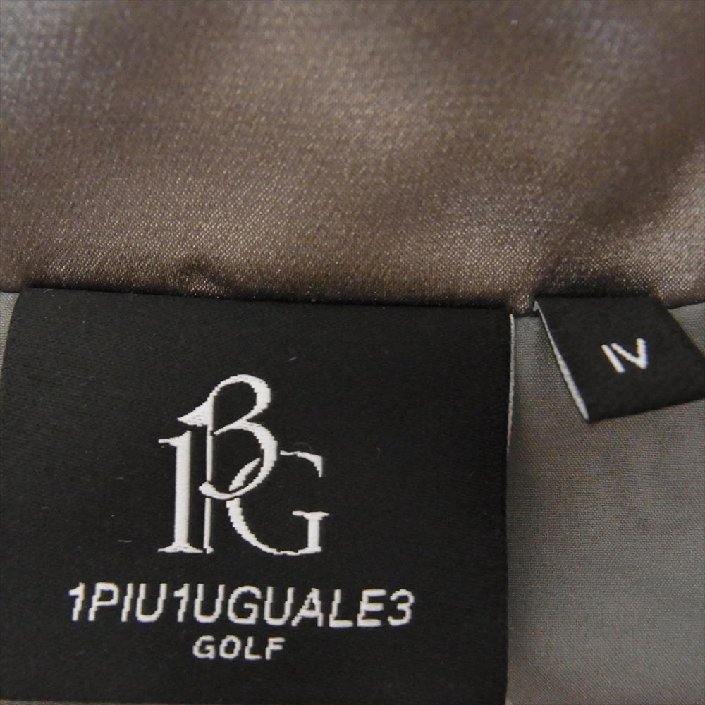 1piu1uguale3 ウノピュウノウグァーレトレ GDB006 POE414 GOLF ゴルフ 113 ADP GOLF PLAYERS WIND BREAKER ウインドブレーカー プルオーバー グレー系 IV【中古】
