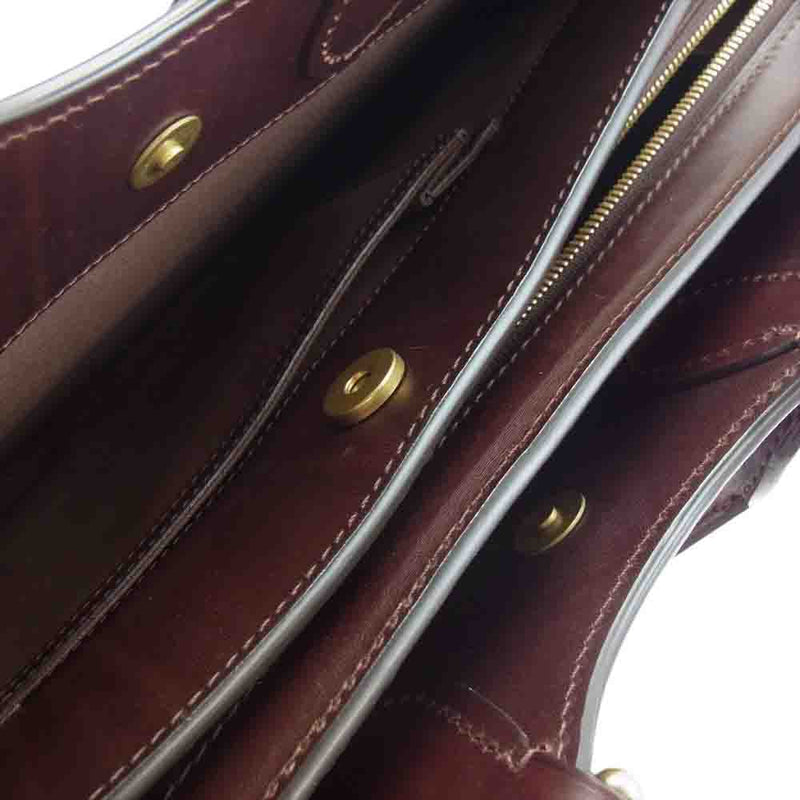 土屋鞄製造所 マグナス ファスナー トップ ブリーフケース ヌメ革