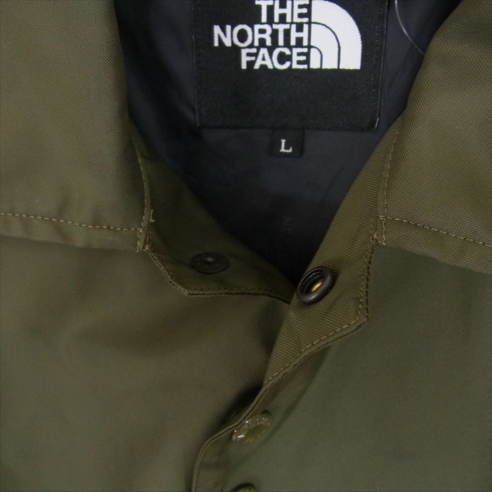 THE NORTH FACE ノースフェイス NP72130 coach jacket ナイロン コーチ ジャケット カーキ系 L【中古】