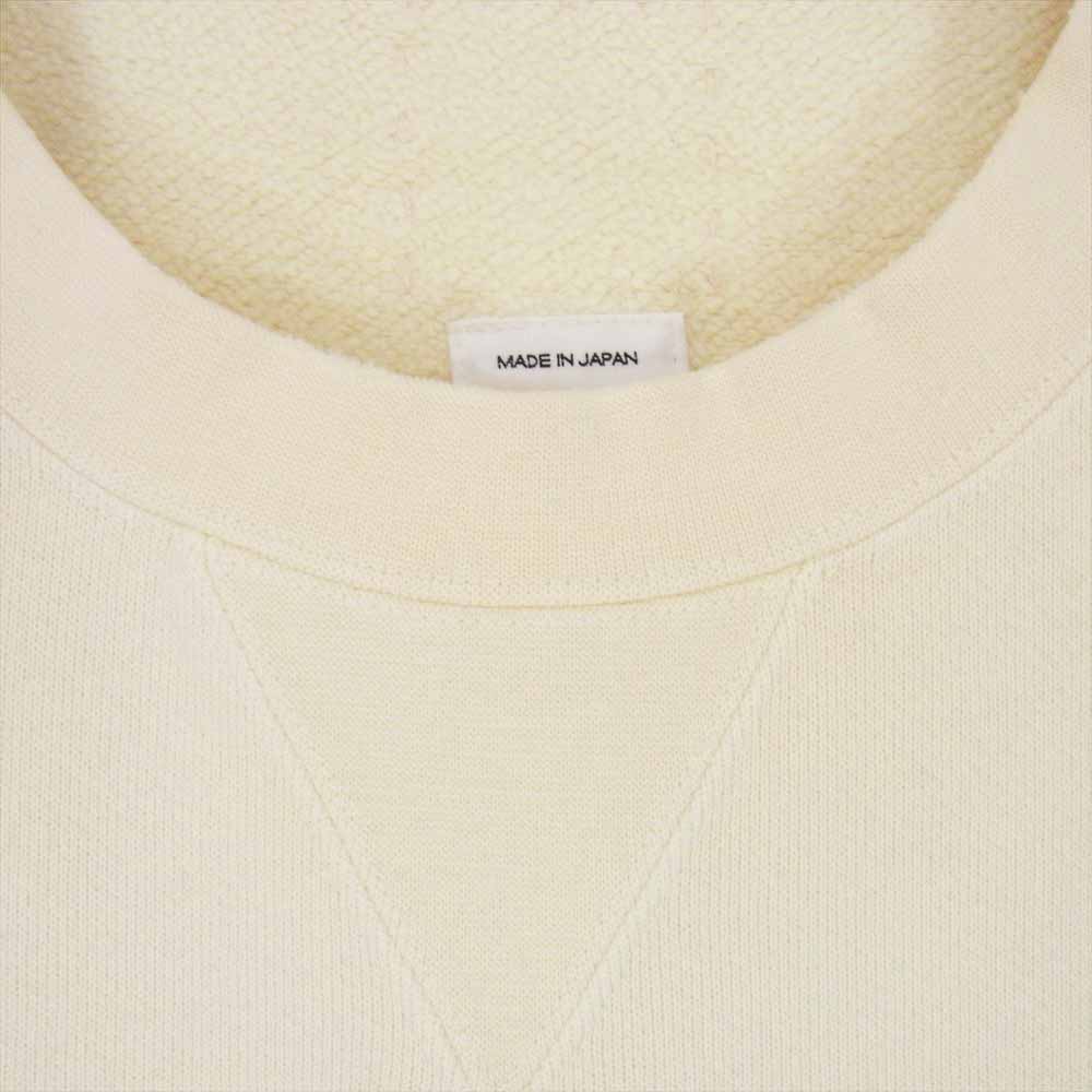 VISVIM ビズビム 0124105010018 COURT SWEAT L/S CRASH LT.YELLOW クラッシュ加工 スウェット イエロー系 3【極上美品】【中古】