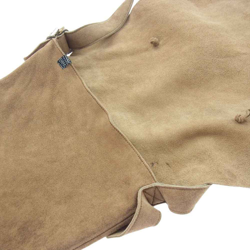 VISVIM ビズビム ICT 0223903003006 DEERSKIN SHOULDER BAG SAND ディアスキン ショルダーバッグ サンド ブラウン系【極上美品】【中古】