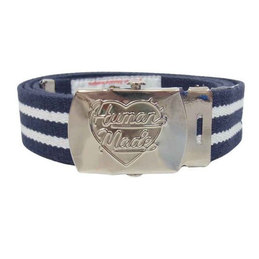 HUMAN MADE ヒューマンメイド WEB BELT ウェブ ベルト ネイビー系【中古】