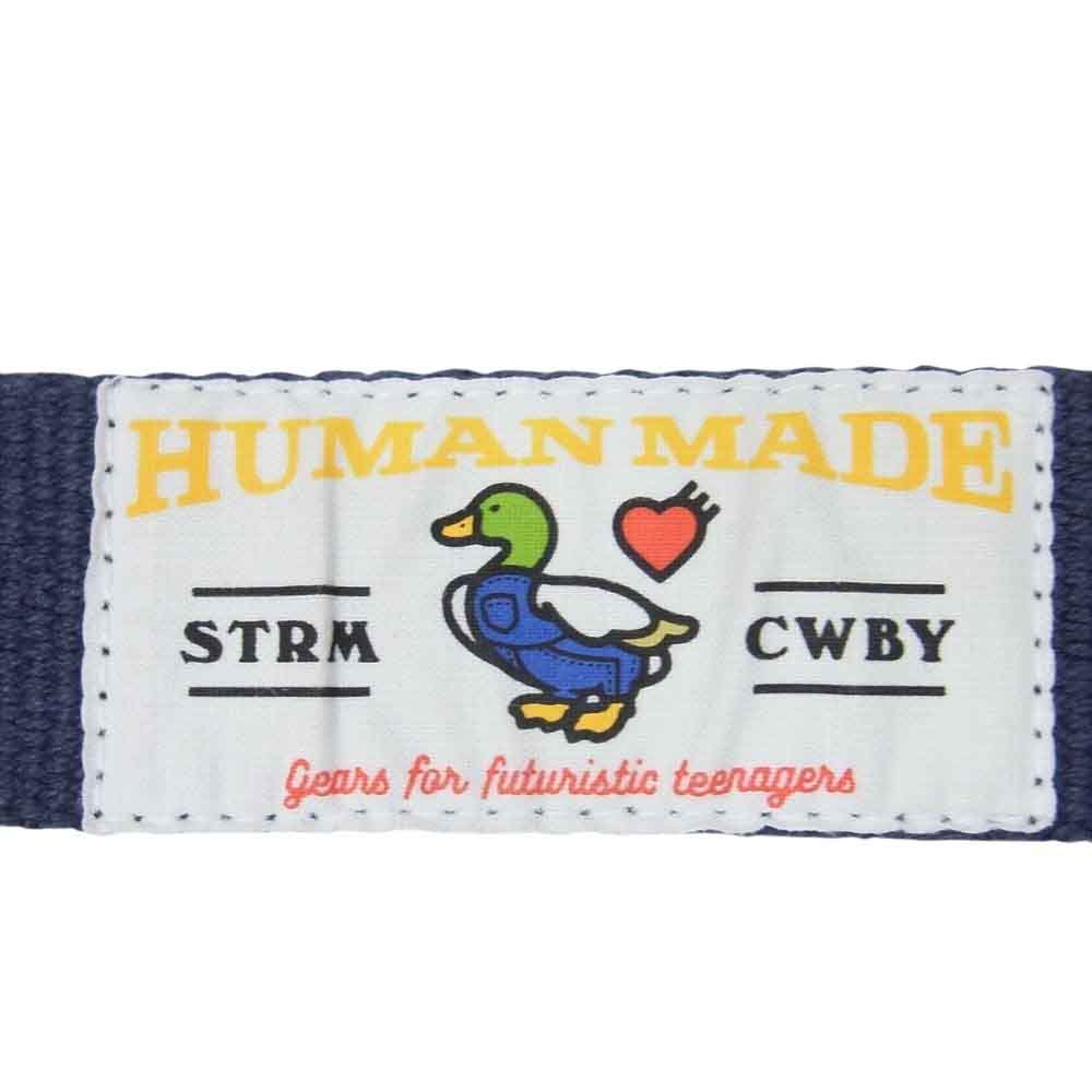 HUMAN MADE ヒューマンメイド WEB BELT ウェブ ベルト ネイビー系【中古】