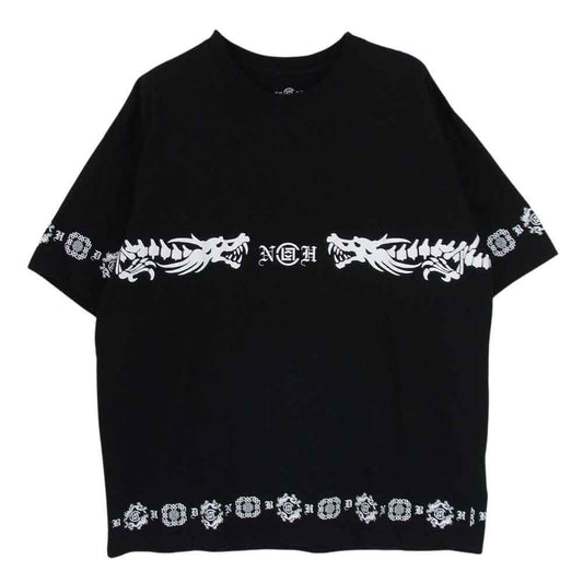 NEIGHBORHOOD ネイバーフッド 23AW 232PC20N-ST01S CLOT クロット ロゴ プリント 半袖 Tシャツ ブラック系 M【中古】