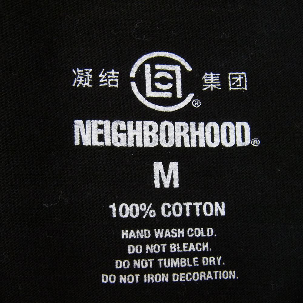 NEIGHBORHOOD ネイバーフッド 23AW 232PC20N-ST01S CLOT クロット ロゴ プリント 半袖 Tシャツ ブラック系 M【中古】