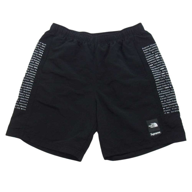 Supreme シュプリーム 24SS NB02410I × The North Face ノースフェイス Nylon Short ナイロン ショート パンツ ブラック系 M【中古】