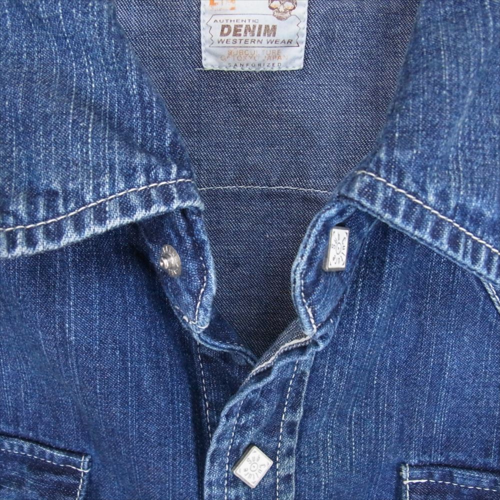 サブカルチャー SCDS-CL01 SKULLTAG WESTERN SHIRTS スカル ウエスタン