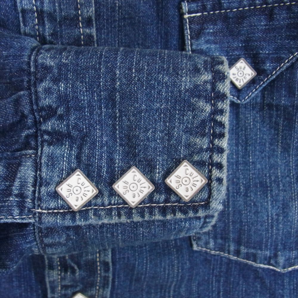 サブカルチャー SCDS-CL01 SKULLTAG WESTERN SHIRTS スカル ウエスタン